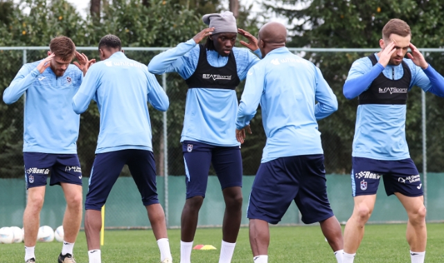 Trabzonspor, Galatasaray maçı hazırlıklarını sürdürdü
