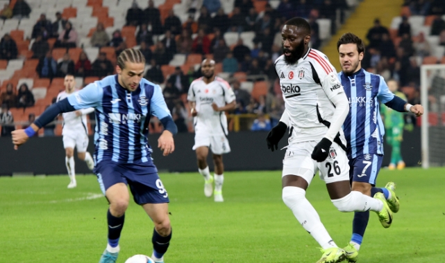 Trendyol Süper Lig: Adana Demirspor: 2 - Beşiktaş: 0 (İlk yarı)