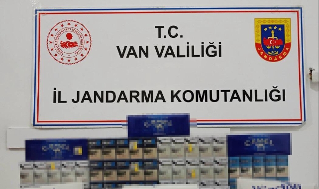 Van'da 610 paket kaçak sigara ele geçirildi