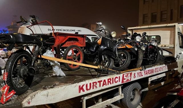 20 motosiklet sürücüsüne trafikten men cezası!
