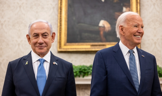 ABD Başkanı Biden ve İsrail Başbakanı Netanyahu Gazze'de ateşkesi görüştü