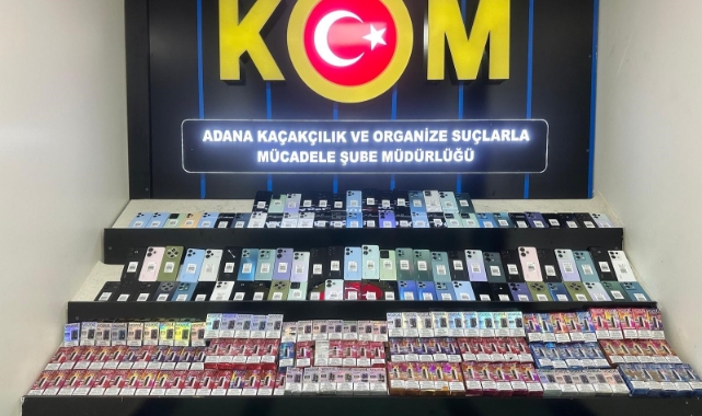 Adana'da kaçakçılık operasyonu