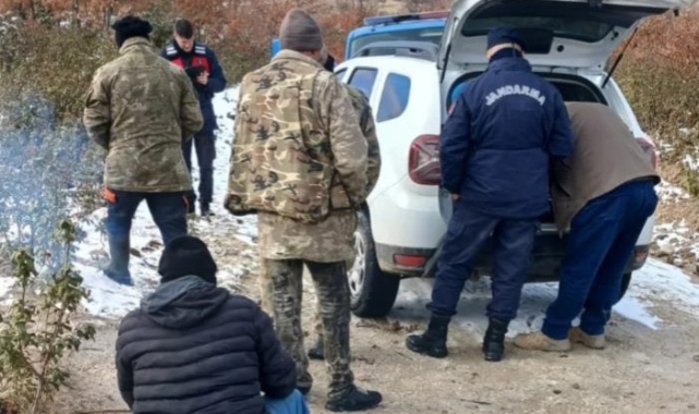 Afyonkarahisar'da kaçak avlanan 4 kişiye idari işlem yapıldı