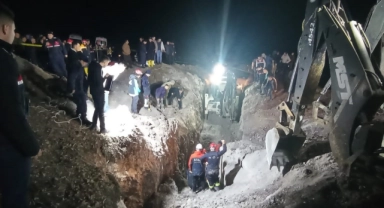 Amasya’da su kuyusu açma çalışmasında göçük! 2 kişi toprak altında