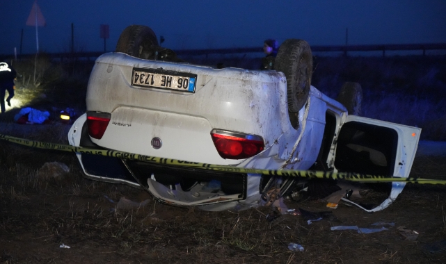 Ankara'da otomobil takla attı: 1 ölü, 4 yaralı