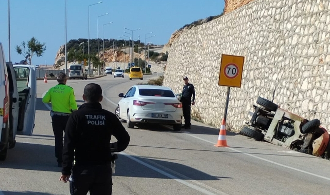 Antalya’da forkliftin altında kalan kişi hayatını kaybetti