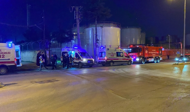 Aytemiz Petrol'ün dolum tesisinde yangın: 4 işçi yaralandı