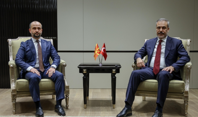 Bakan Fidan, Kuzey Makedonya Avrupa İşleri Bakanı Murtezani ile görüştü