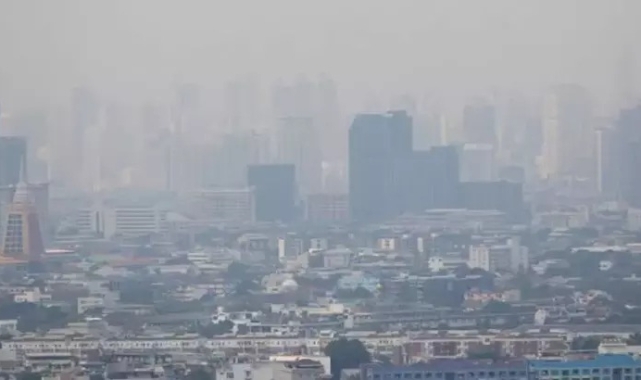 Bangkok'ta hava kirliliği alarm veriyor