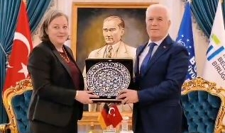 Başkan Bozbey Almanya İstanbul Başkonsolosunu ağırladı