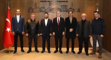 Başkan Taban Kafkasspor'un yeni Başkanı ve yönetimini ağırladı