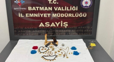 Batman’da evden çok sayıda altın çalan kadına ev hapsi verildi