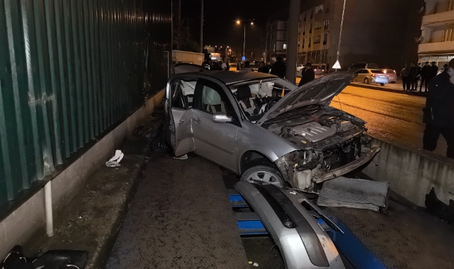 Bıçaklı kavga sonrası kaçan şüpheliler kaza yaptı: 1 ölü, 2 yaralı