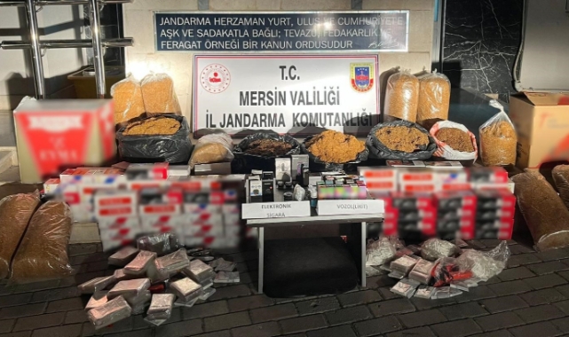 Binlerce kaçak makaron ele geçirildi