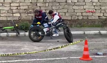 Bisikletle istinat duvarından düşen çocuk hayatını kaybetti