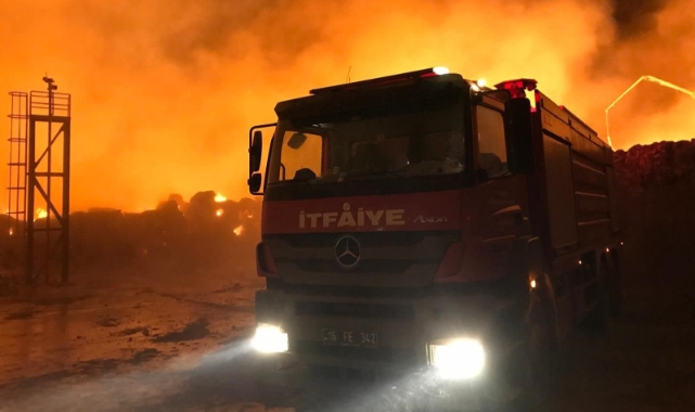 Bursa'da alev savaşçıları bir yılda 22 bin 224 olaya müdahale etti