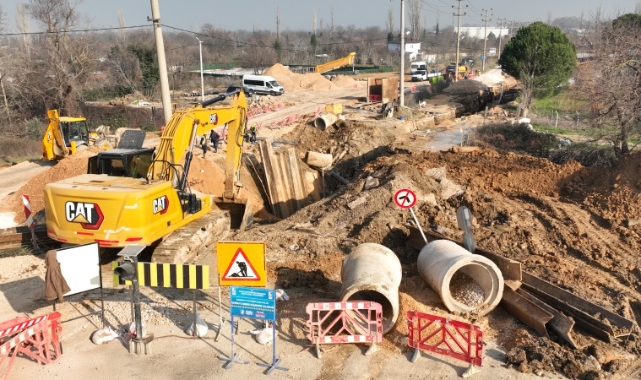 Bursa'da Çınarcık Barajı'ndaki çalışmalar hızlandı