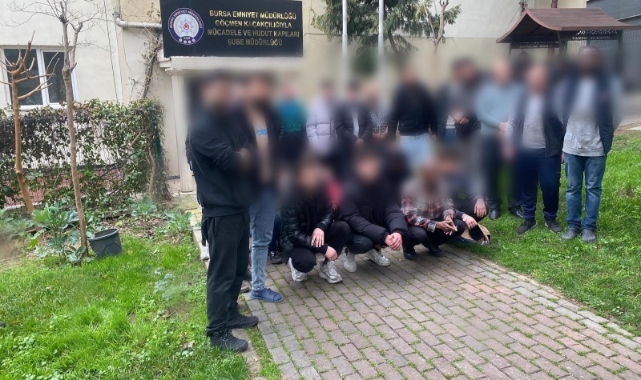 Bursa'da kaçak göçmen çalıştıran iş yerine baskın