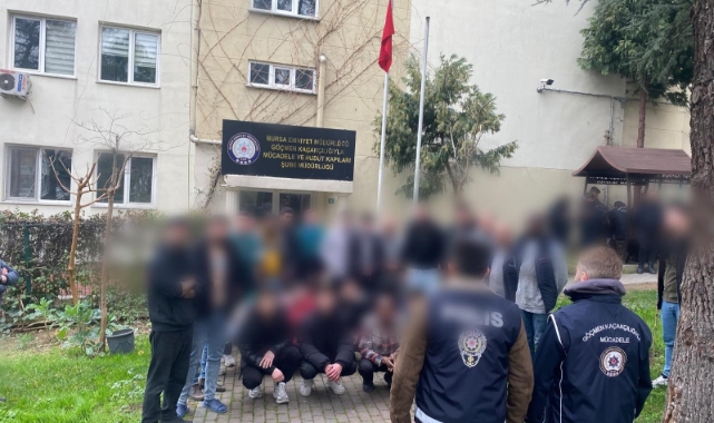 Bursa'da kaçak göçmenlere yer temin eden şüpheli tutuklandı