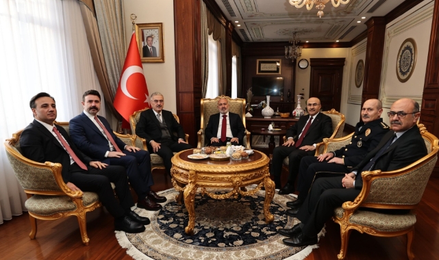 Bursa Valisi Ayyıldız'a üst düzey ziyaret