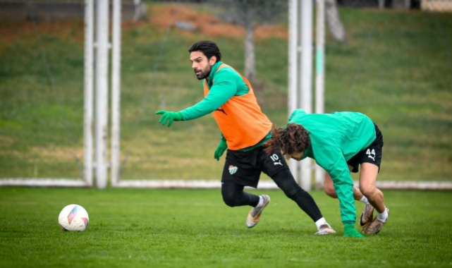 Bursaspor Düzcespor maçı hazırlıklarına devam etti
