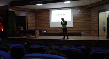 BUSKİ'den minik öğrencilere su bilinci eğitimi