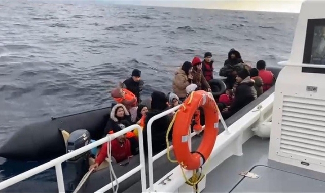 Çanakkale açıklarında 36 kaçak göçmen yakalandı