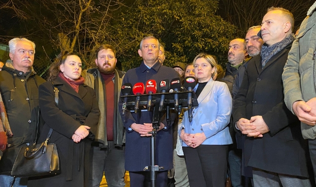 CHP Genel Başkanı Özel: "Rıza Başkanımızın tutuklanması hepimizi derinden üzdü"