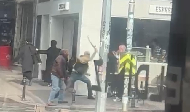 Cihangir’de kılıç ve sandalyeli kavga!