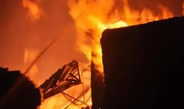 Çin'de gıda pazarında yangın! 8 ölü