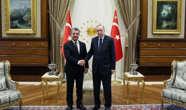 Cumhurbaşkanı Erdoğan Barzani ile görüştü