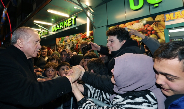 Cumhurbaşkanı Erdoğan memleketi Rize’de
