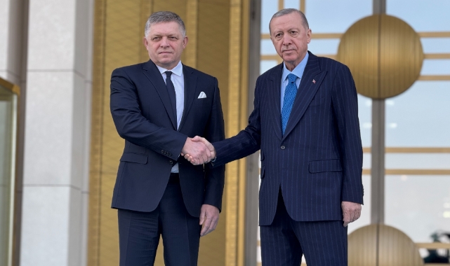 Cumhurbaşkanı Erdoğan Slovakya Başbakanı ile bir araya geldi