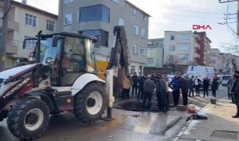 Darıca'da doğal gaz borusu delindi!