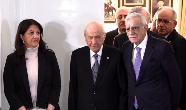 DEM Parti heyeti MHP lideri Bahçeli ile görüştü