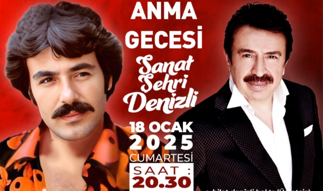 Denizli Büyükşehir'den Ferdi Tayfur için anma konseri