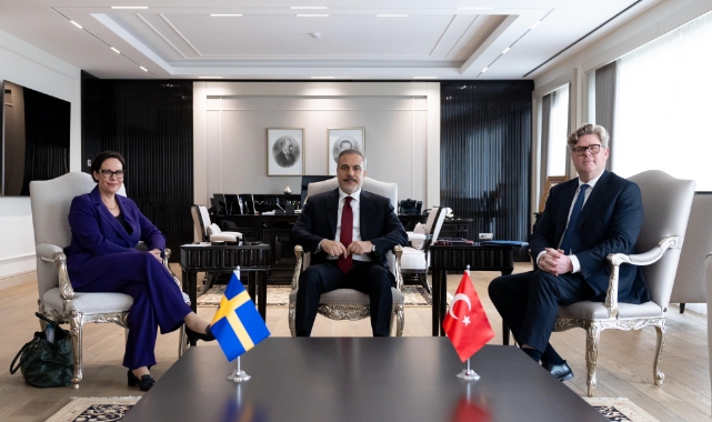Dışişleri Bakanı Fidan İsveç Adalet Bakanı Strömmer ile bir araya geldi