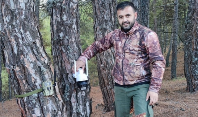 Doğasever fotoğrafçı yaban hayatını görüntüledi