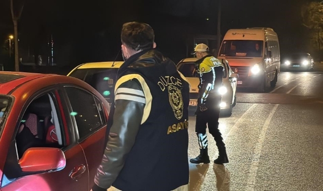 Düzce'de çeşitli suçlardan aranan 64 şahıs yakalandı, 30'u tutuklandı