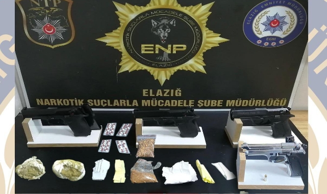 Elazığ'da uyuşturucu operasyonunda 10 tutuklama
