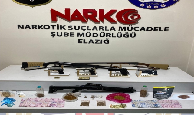Elazığ'da uyuşturucu satıcılarına darbe: 12 gözaltı