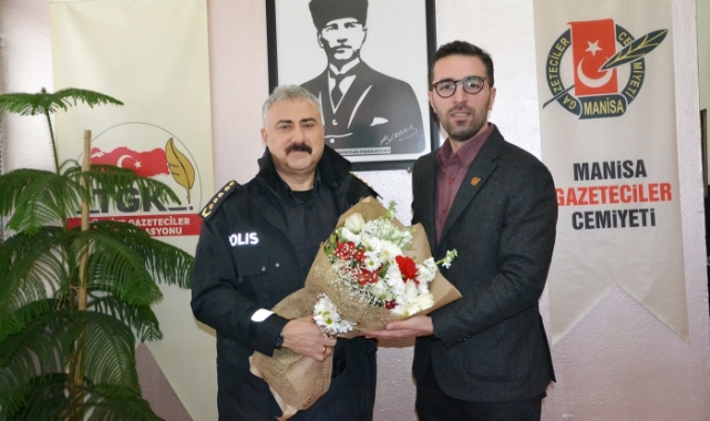 Emniyet Müdürü Aktaş'tan Gazeteciler Cemiyetine ziyaret