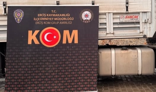 Erciş’te 844 litre kaçak akaryakıt yakalandı