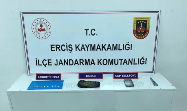 Erciş’te uyuşturucu madde operasyonu