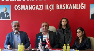 Erdoğan Kaçar CHP Osmangazi İlçe Başkanlığı adaylığını açıkladı