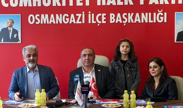 Erdoğan Kaçar CHP Osmangazi İlçe Başkanlığı adaylığını açıkladı