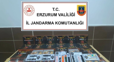 Erzurum'da jandarma kaçakçılara göz açtırmıyor