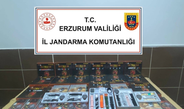 Erzurum'da jandarma kaçakçılara göz açtırmıyor