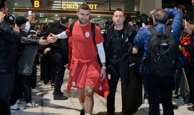 Galatasaray kafilesi Mersin'de!