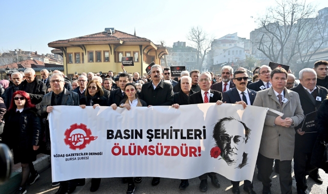 Gazeteci Uğur Mumcu ölümünün 32. yılında Bursa'da anıldı